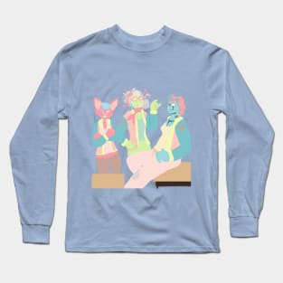 Pastel Monster Girl Gang Long Sleeve T-Shirt